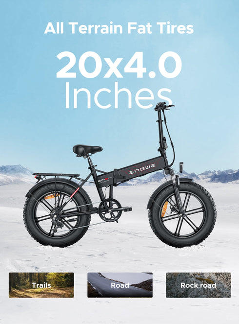ENGWE EP-2 PRO 960W (pico) 25 MPH 20 "Bicicleta eléctrica compacta